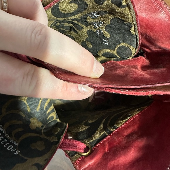 FLY LONDON leather wedge boots made in Portugal Excellent condition size 37 - Picture 10 of 15